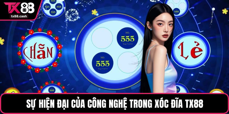 Sự hiện đại của công nghệ trong xóc đĩa TX88